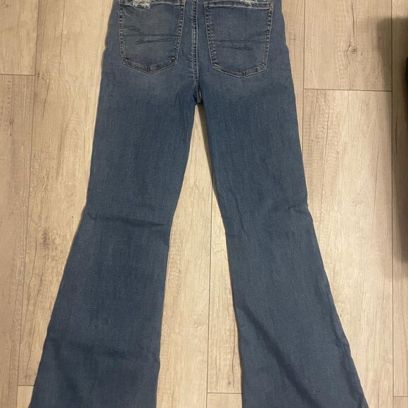 Women's Blue and Navy Jeans - Picture 2 of 2